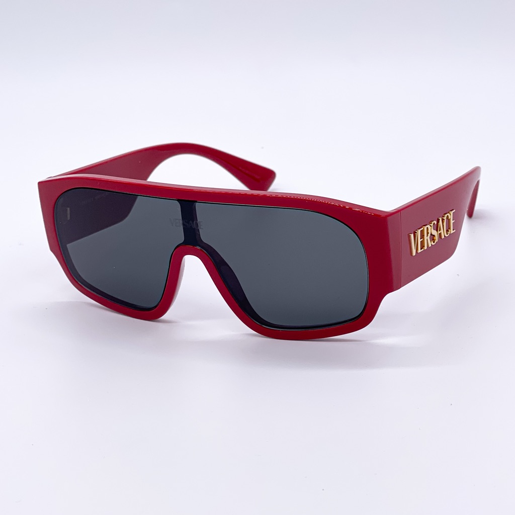 New Versace Ve4439 5388/87 Unisex Oversized Red Sunglasses Versace Mod 4439 Red